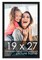 19x27 Solid Wood Picture Frame with UV-Resistant Acrylic & Acid-Free Backing, Available in 6 Finishes: Matte Black, Matte White, Metallic Bronze, Silver, Natural Wood Grain & Mahogany